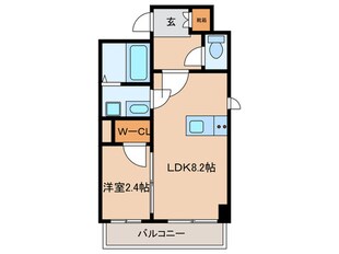 デュオフラッツ今池リレアの物件間取画像